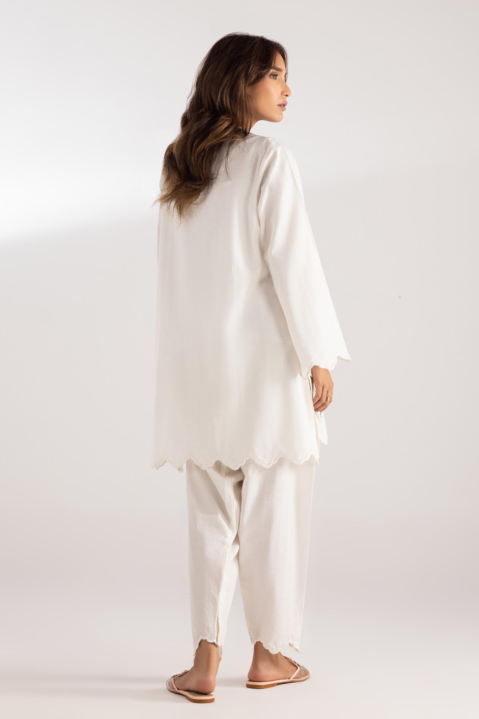 Stitched Cotton Embroidered Shirt + Shalwar Secondary image