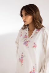 Stitched Cotton Embroidered Shirt + Shalwar