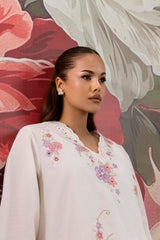 Stitched Cotton Embroidered Shirt + Shalwar