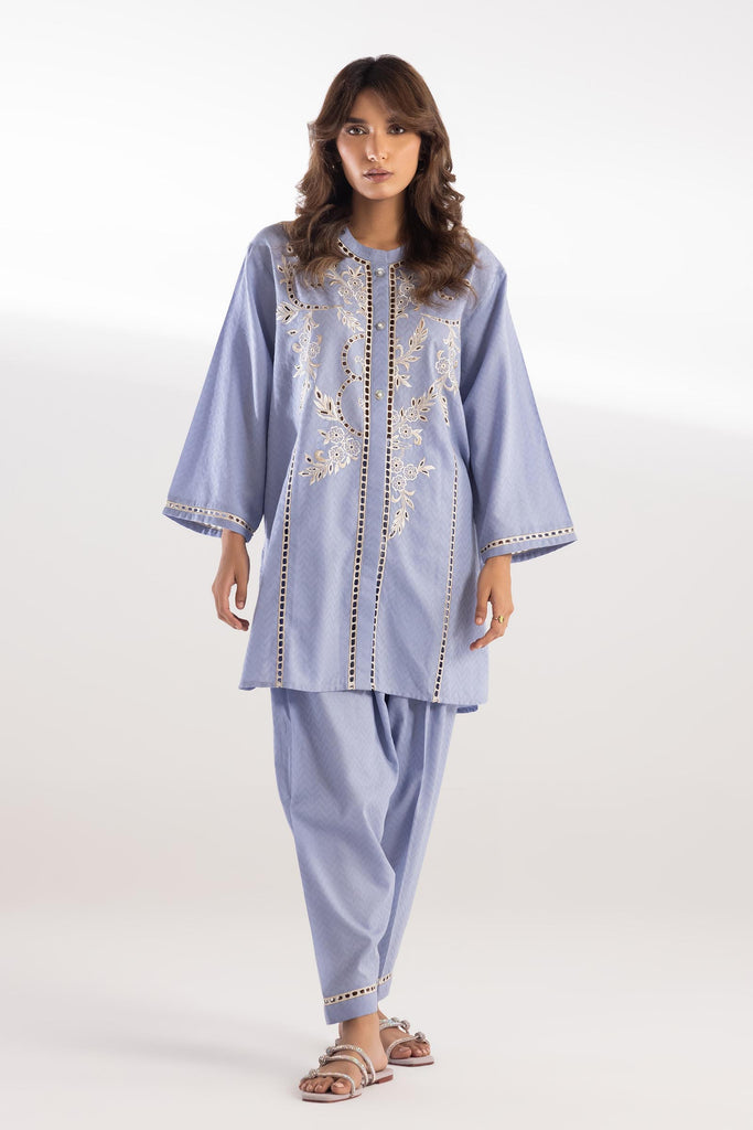 Stitched Jacquard Shirt + Shalwar