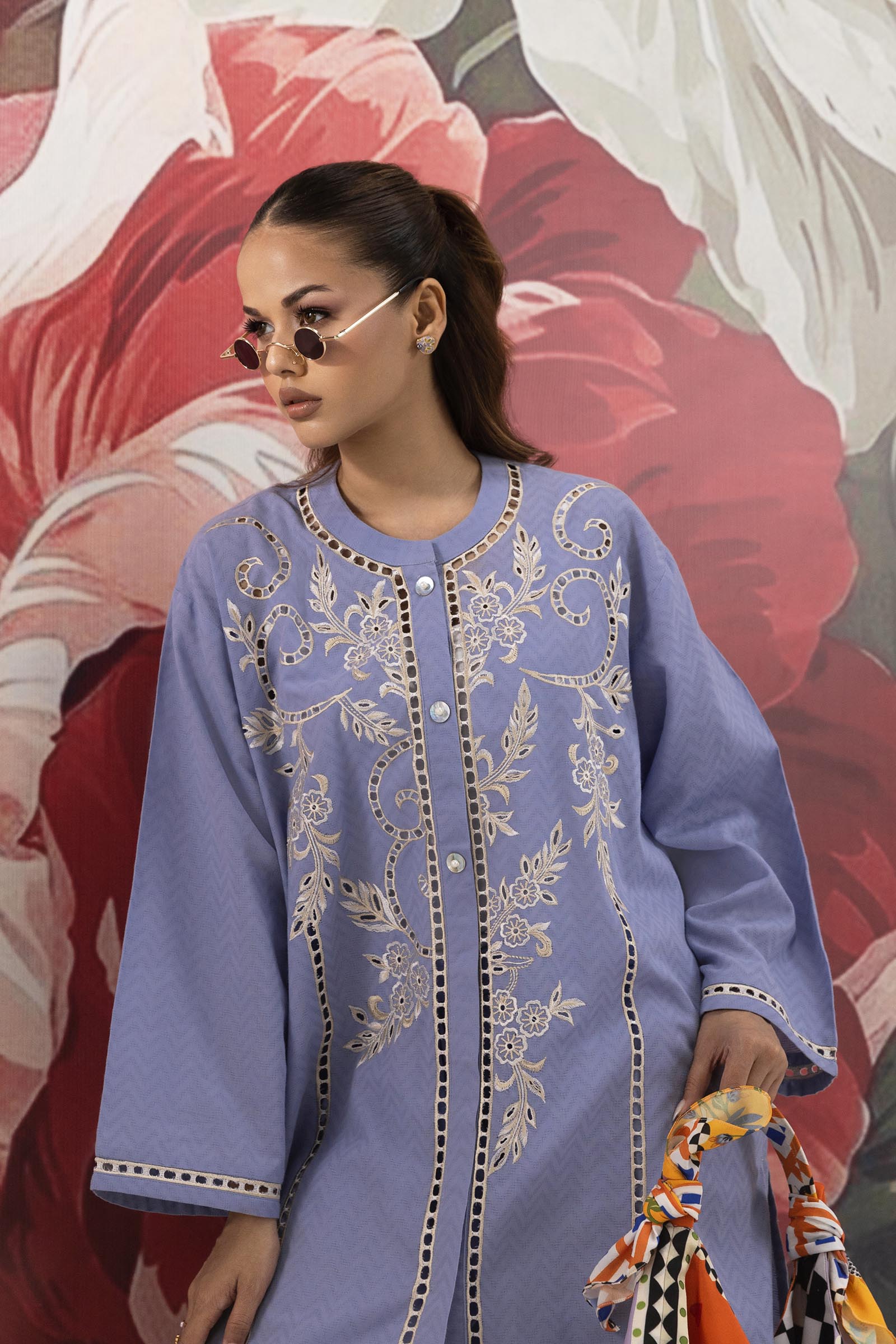 Stitched Jacquard Shirt + Shalwar Secondary image