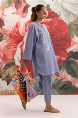 Stitched Jacquard Shirt + Shalwar