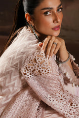 Stitched Embroidered Organza Shirt + Gharara