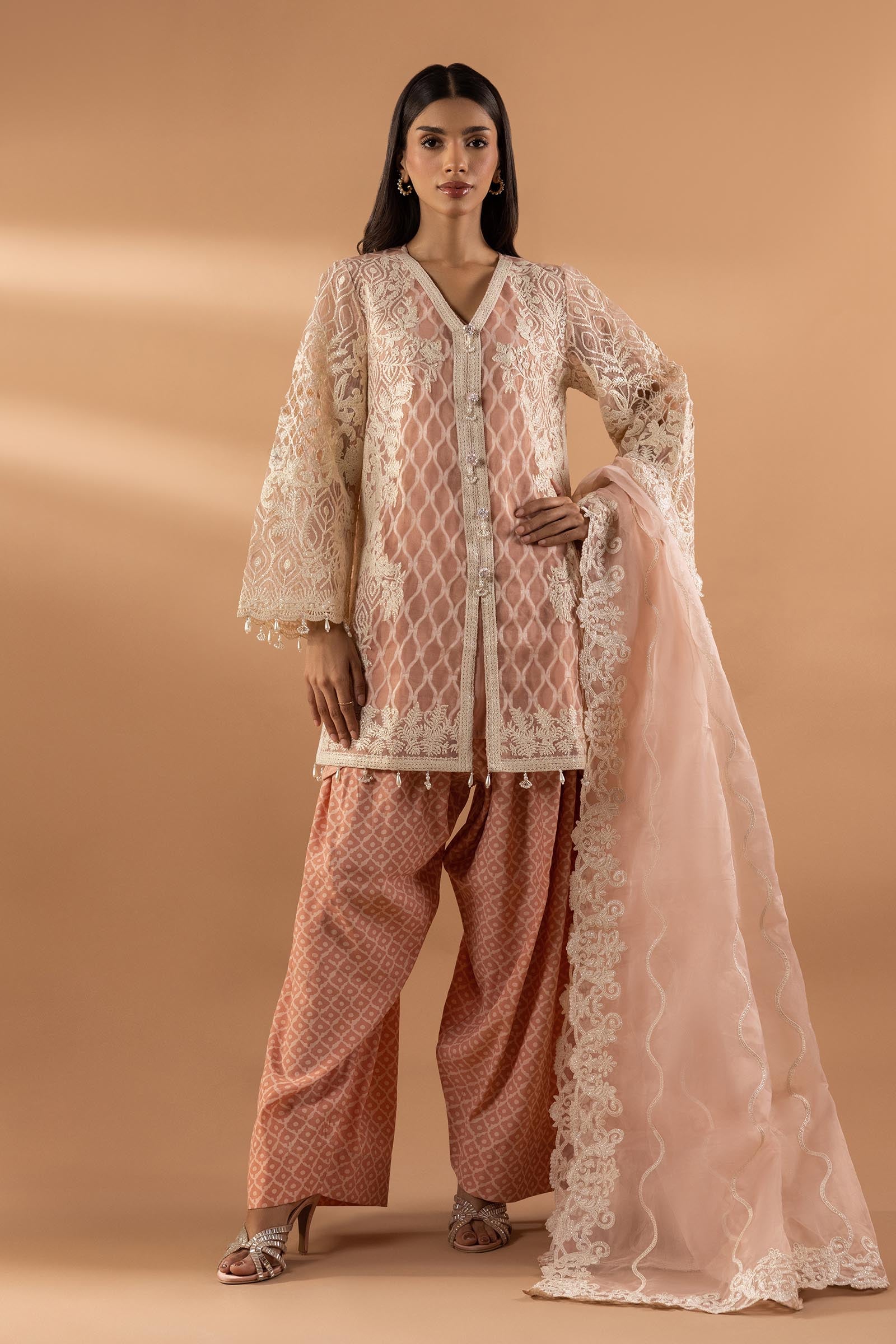 Stitched Embroidered Suit Main image