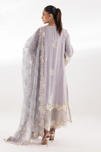 Stitched Embroidered Raw Silk Suit