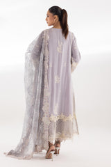 Stitched Embroidered Raw Silk Suit