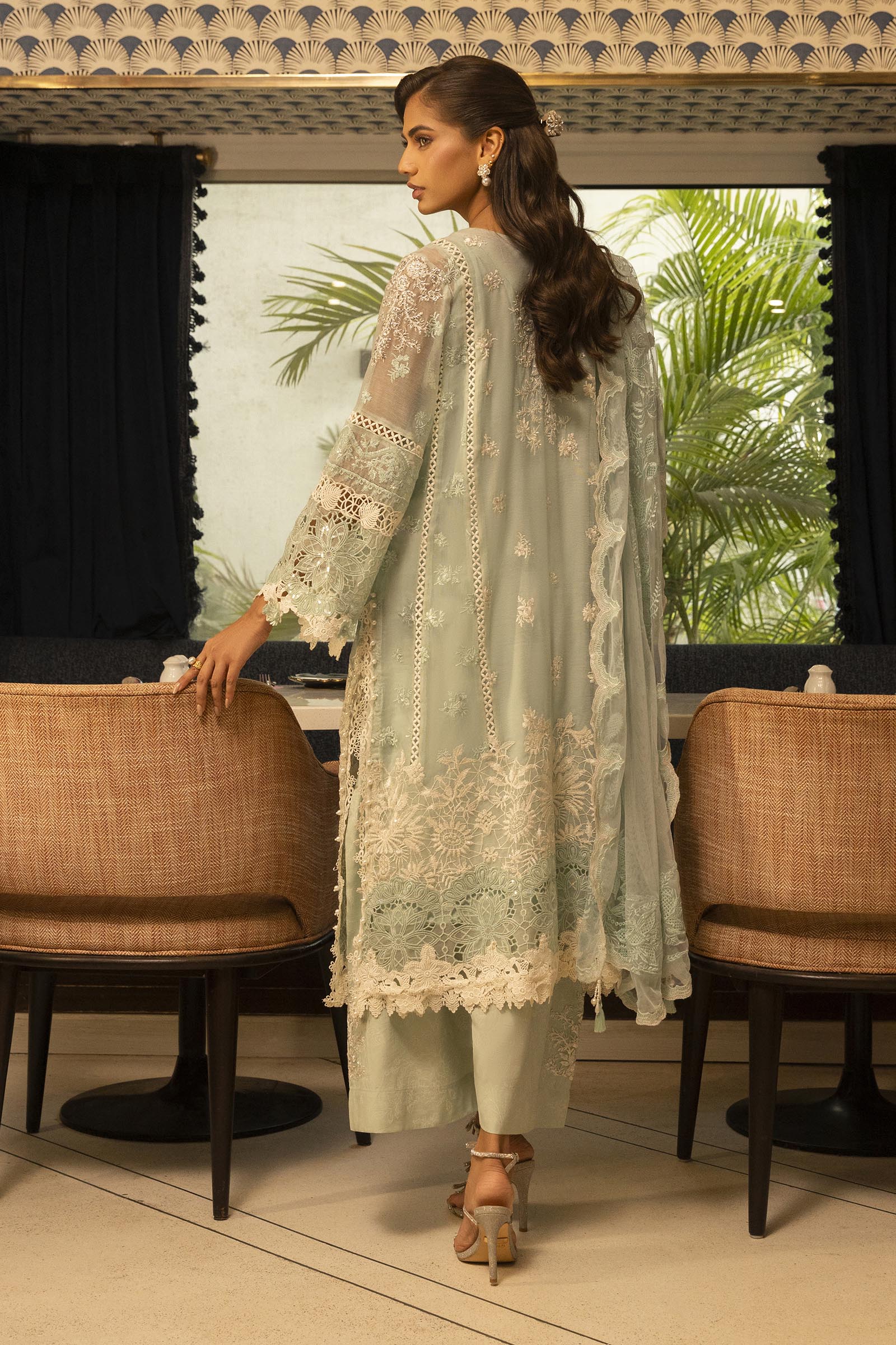 Stitched Exclusive Embroidered Suit Secondary image