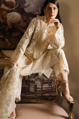 Stiched Raw Silk Shirt + Culotte + Dupatta