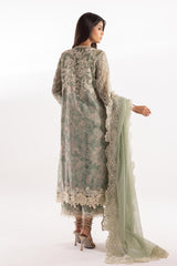 Stitched Cotton Embroidered Suit