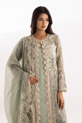 Stitched Cotton Embroidered Suit