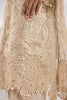 Stitched Embroidered Organza Suit