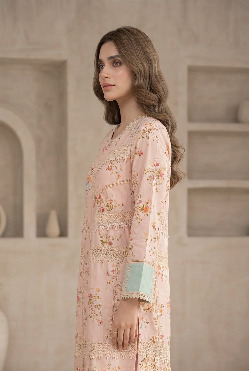 Stitched Luxury Printed Shirt + Bottom