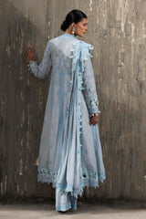 Stitched Luxury Embroidered Long Shirt + Bottom + Dupatta