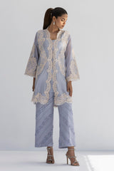 Stitched Luxury Embroidered Jacket + Bottom