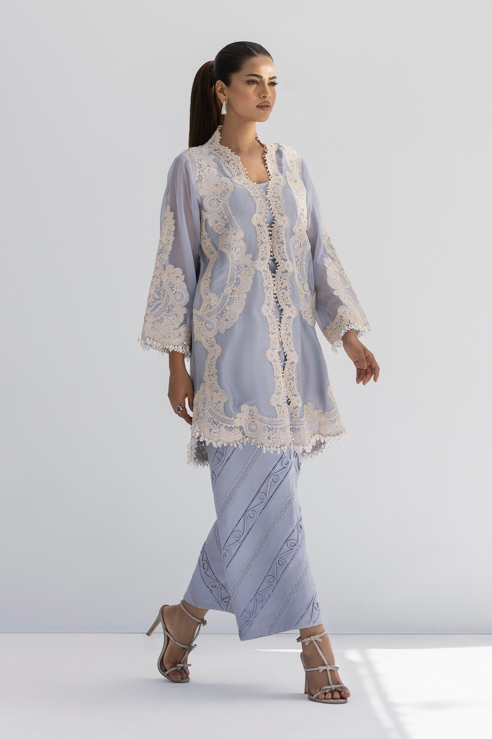 Stitched Luxury Embroidered Jacket + Bottom Main image