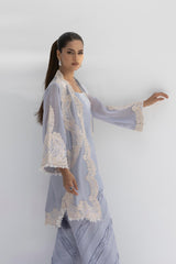 Stitched Luxury Embroidered Jacket + Bottom