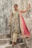 Stitched Luxury Embroidered Front Open Shirt + Bottom + Dupatta