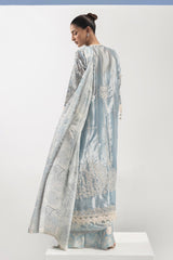 Stitched Luxury Tissue Coat + Sarong Bottom