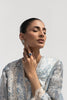 Stitched Luxury Tissue Coat + Sarong Bottom