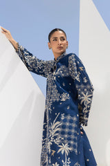 Stitched Luxury Embroidered Raw Silk Shirt + Dupatta