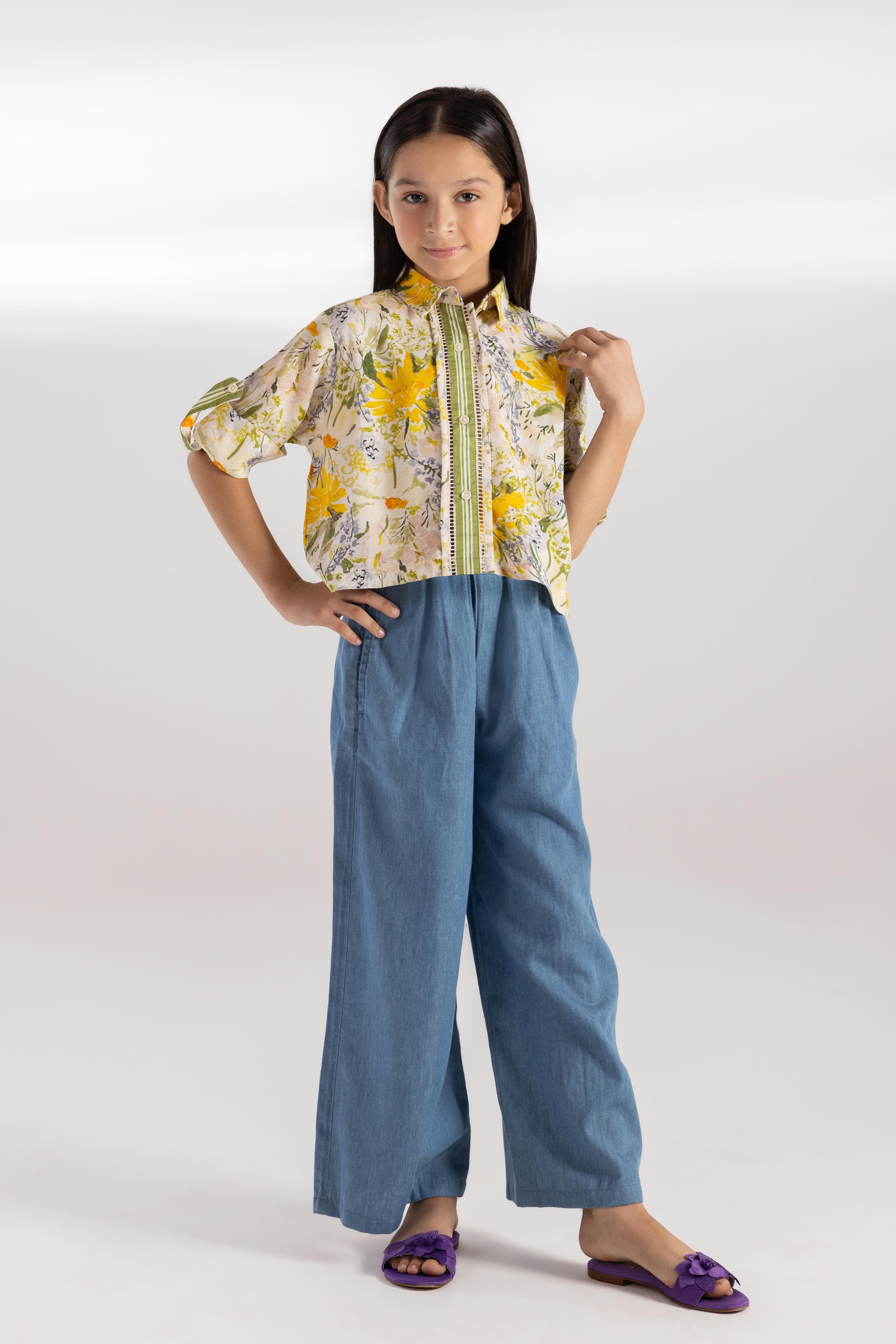 Stitched Kids Linen Shirt Main image