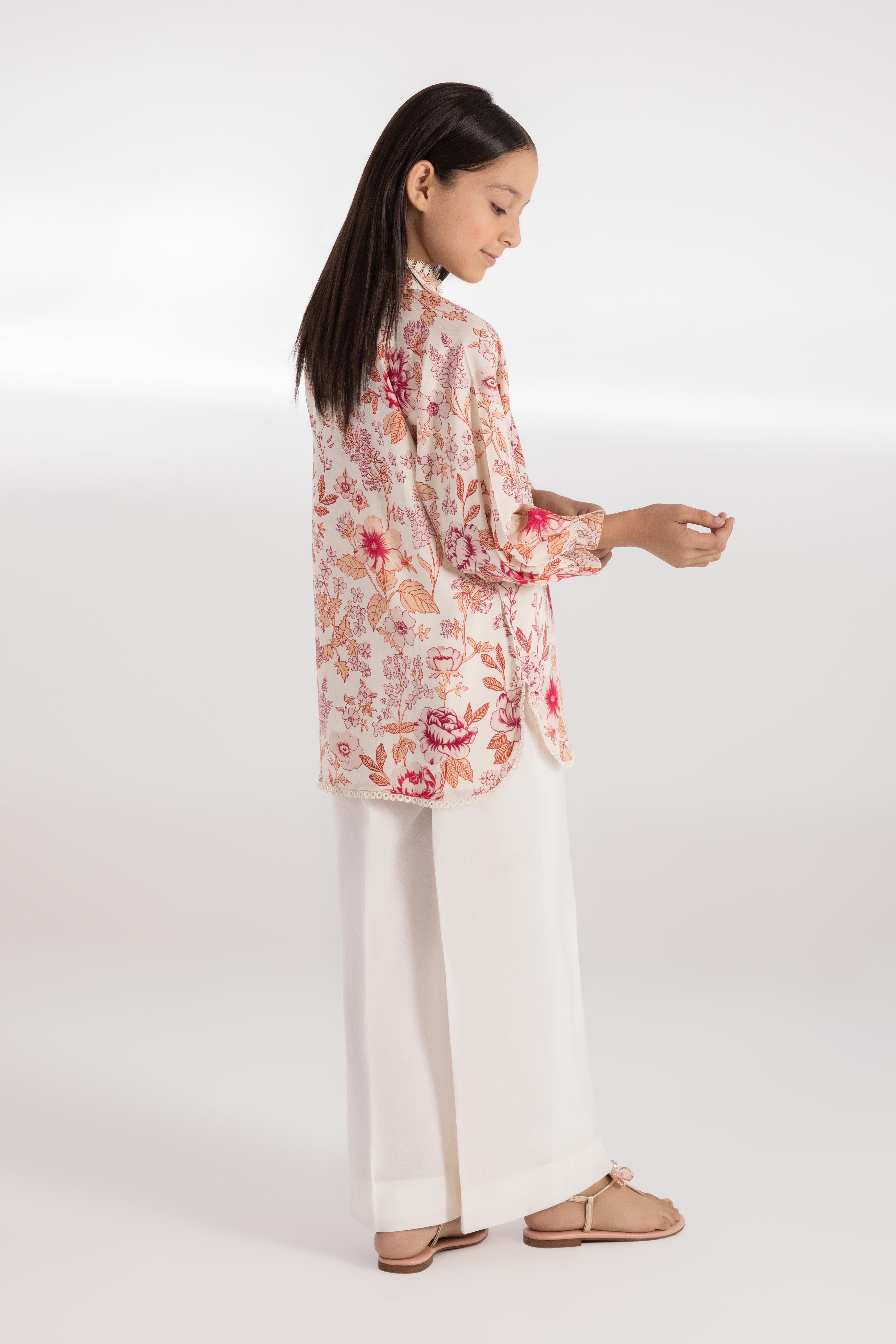 Stitched KIds Linen Shirt Secondary image