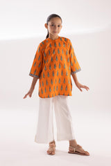 Stitched Kids Printed Jacquard Shirt