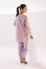 Stitched Kids Embroidered Net Suit