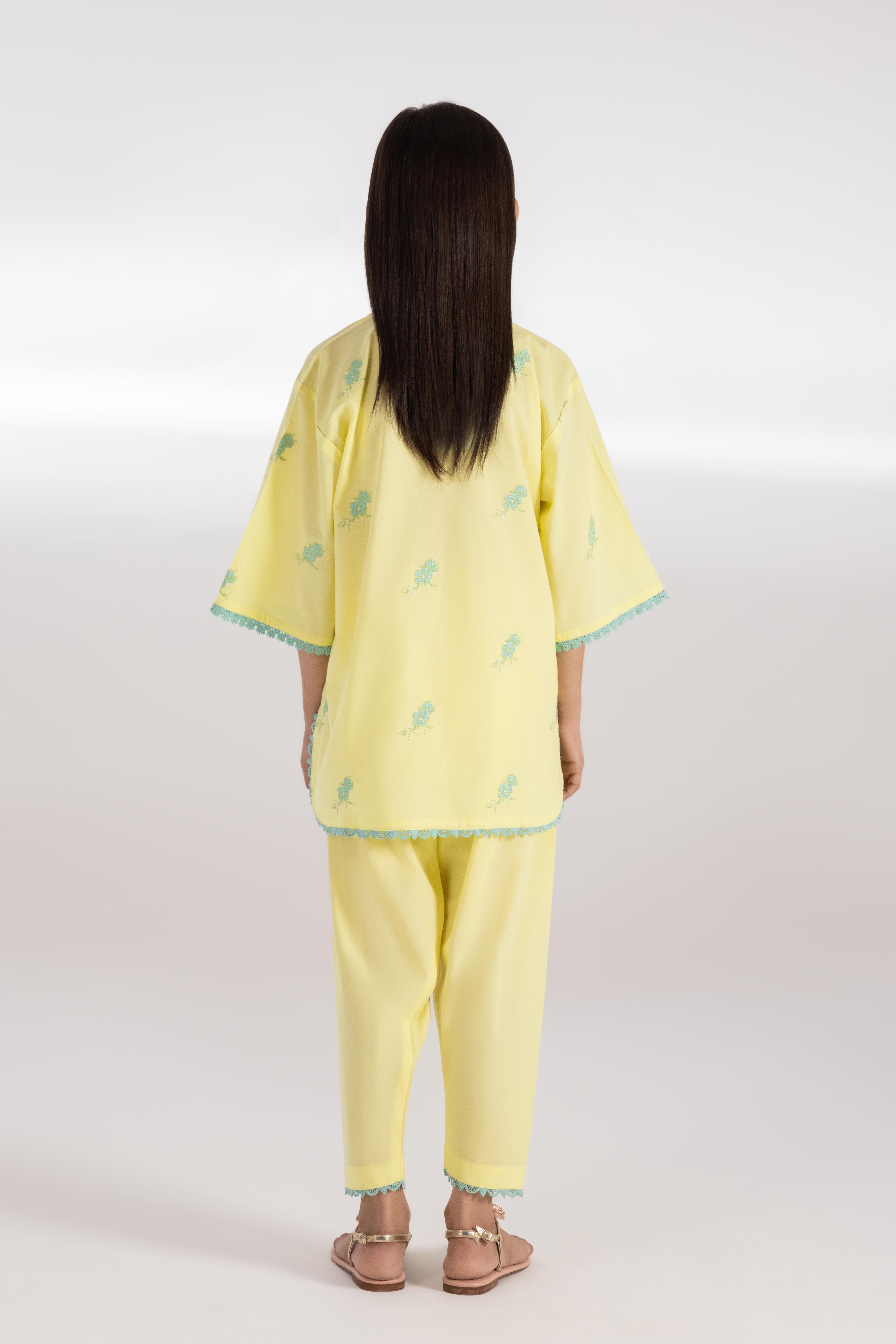 Stitched Kids Embroidered Shirt + Shalwar Secondary image