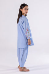 Stitched Kids Embroidered Lawn Suit