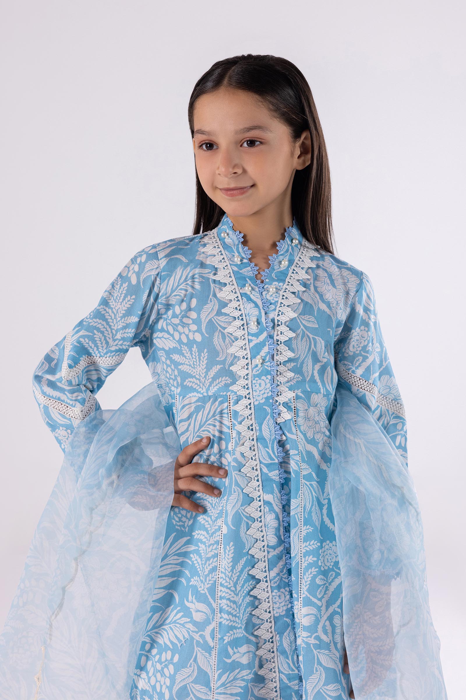 Stitched Kids Embroidered Suit Secondary image