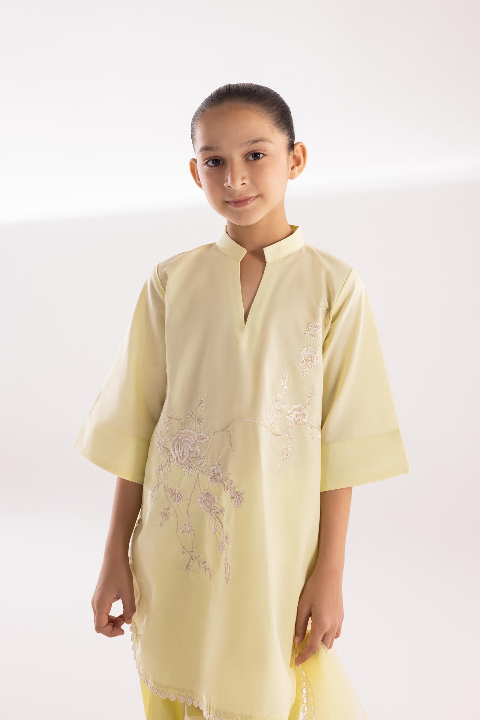 Stitched Kids Embroidered Shirt + Shalwar + Dupatta Main image