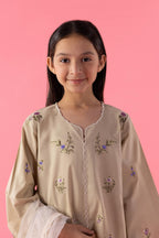 Stitched Kids Embroidered Lawn Suit