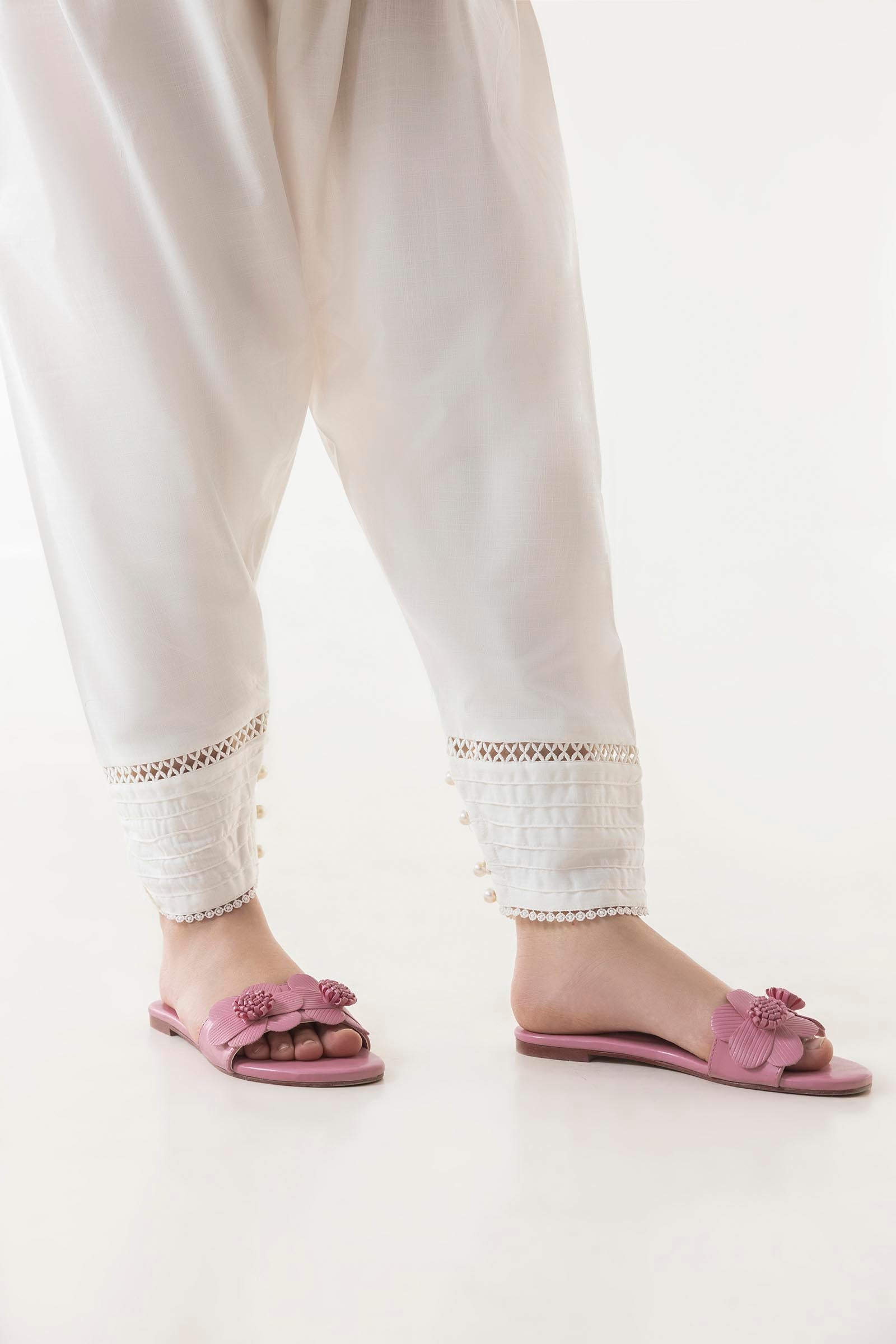 Stitched Kids Slub Shalwar Secondary image