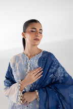 Stitched Embroidered Lawn Shirt+ Shalwar