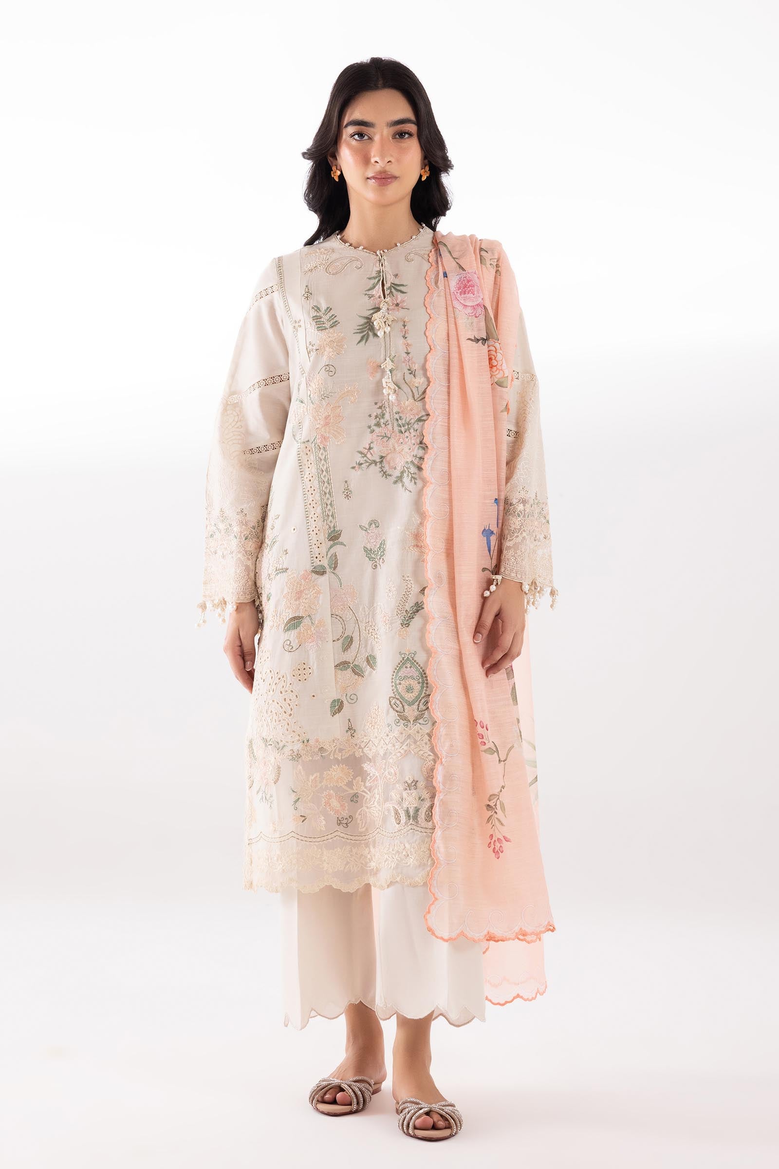 Stitched Luxury Lawn Suit Main image