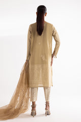 Stitched Luxury Lawn Suit