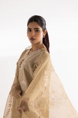 Stitched Luxury Lawn Suit