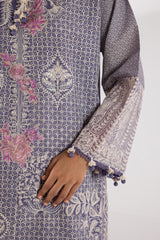 Stitched Luxury Lawn Suit