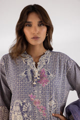 Stitched Luxury Lawn Suit