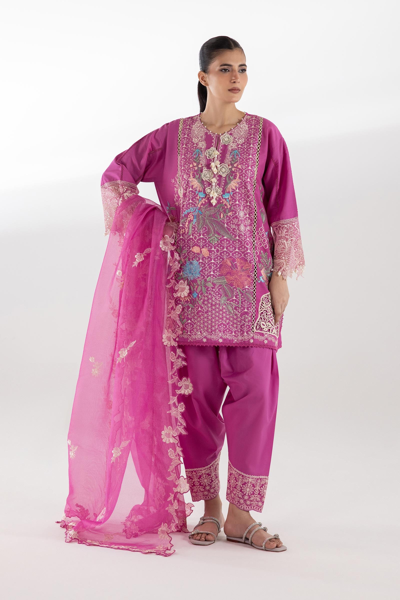 Stitched Luxury Lawn Suit Main image