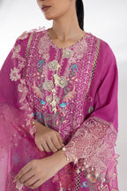 Stitched Luxury Lawn Suit