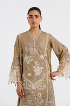 Stitched Embroidered Lawn Shirt+ Shalwar