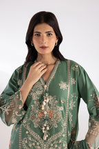 Stitched Embroidered Lawn Shirt+ Shalwar