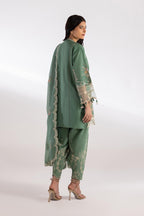 Stitched Embroidered Lawn Shirt+ Shalwar