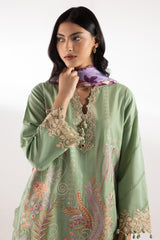 Stitched Luxury Lawn Suit