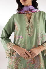 Stitched Luxury Lawn Suit