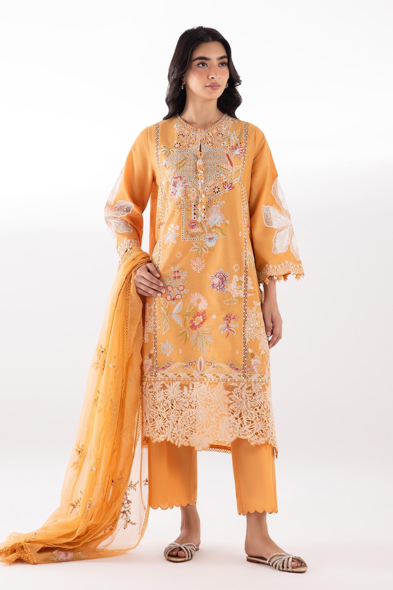 Stitched Luxury Lawn Suit Main image