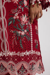 Stitched Luxury Lawn Suit