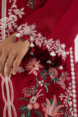 Stitched Luxury Lawn Suit